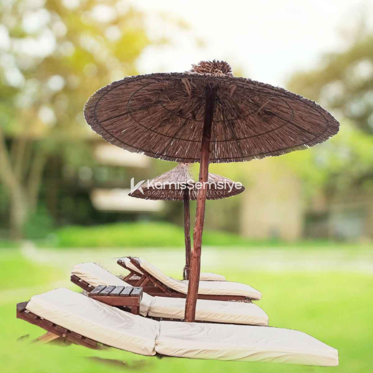 Kıbrıs Kamış Hasır Şemsiye