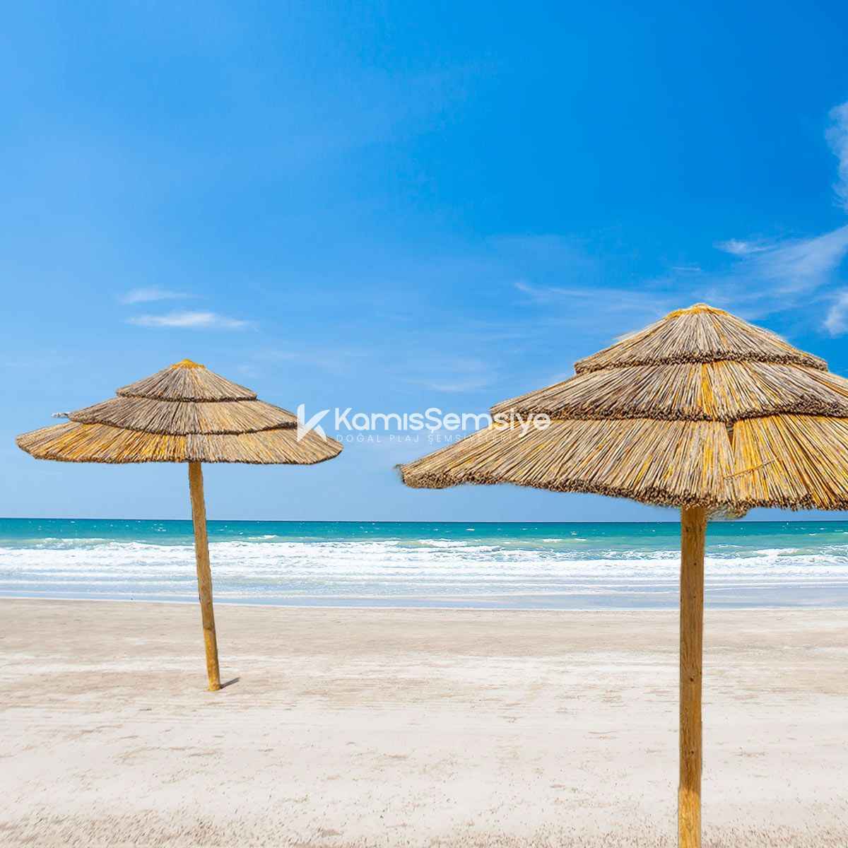 Kıbrıs Kamış Hasır Şemsiye